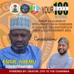 100 Days In Office: Engr. Ademu Makes Remarkable Impacts