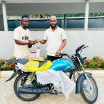 Hon. Oladele Nihi Gift Another Okun Youth New Motorcycle, Thanks Youths For Continuous Support for Gov Ododo