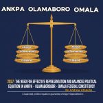 ‎2027: The Need For Effective Representation and Balanced Political Equation in Ankpa -Olamaboro – Omala Federal Constituency – ‎‎By Andrew Ataguba