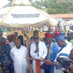 Asiwaju of Ayere Donates N10m, Commissions Solar Borehole in Ogidi Community
