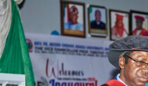 Prof Joseph Ngbea delivers inaugural lecture on skin health and disease prevention