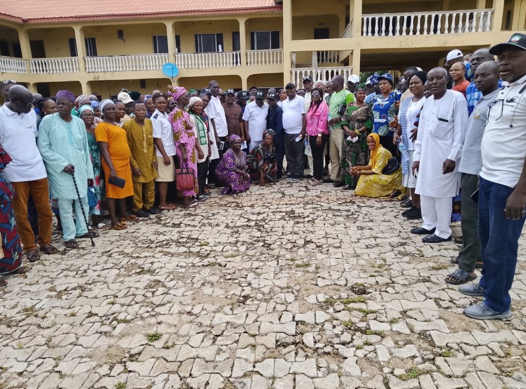 Kogi workplace security campaign team addressing Yagba workers