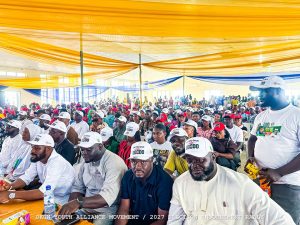 Okun youths at OYA rally endorsing Tinubu and Ododo in Isanlu