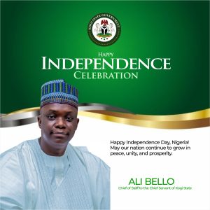 Ali Bello calls for unity and patriotism as Nigeria marks 66th Independence Anniversary