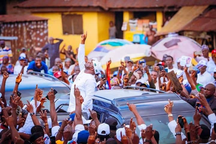 Image Alt Text: Yahaya Bello during homecoming in Kogi Central ahead of 2027 Senate election