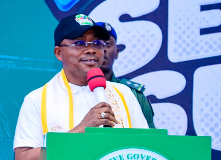 Ahmed Usman Ododo speaking at the Kogi Youth Security Summit 2026 in Lokoja.