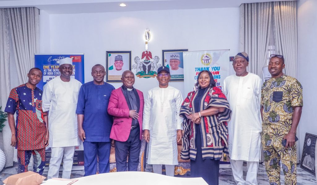 Kogi Deputy Governor Joel Salifu meets Holley Memorial Hospital and UEC College of Nursing Sciences delegation in Ejule.