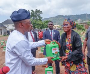 Kogi food palliatives distribution launched by Governor Ododo and Qatar Charity in Lokoja.